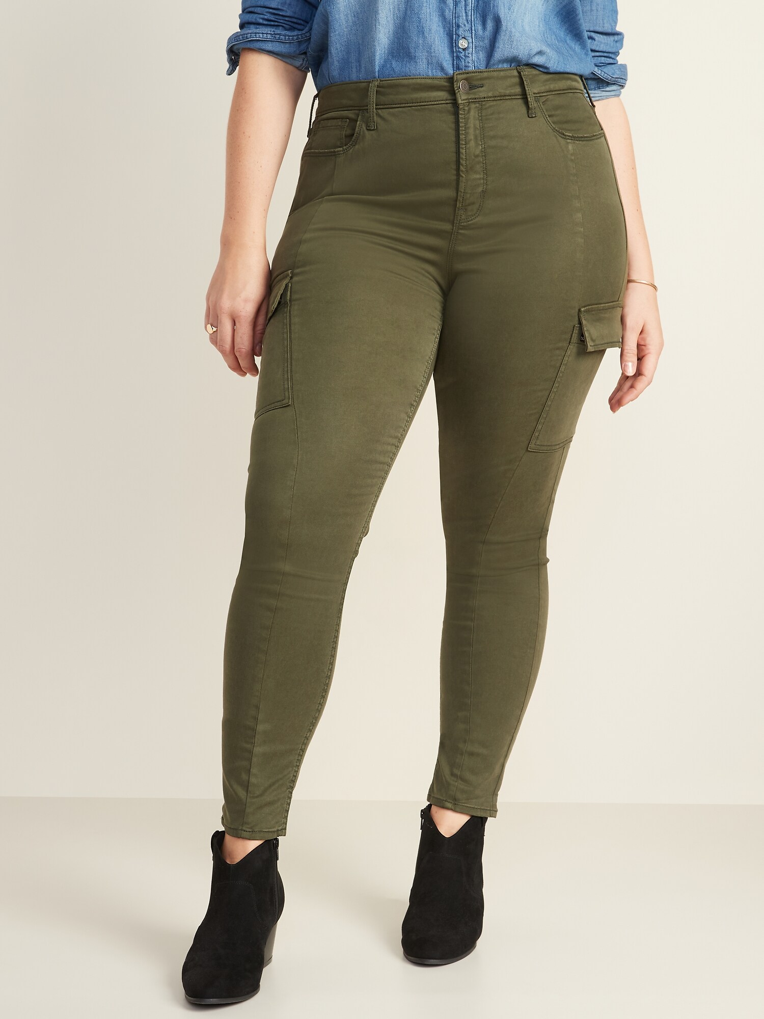skinny cargo pants women