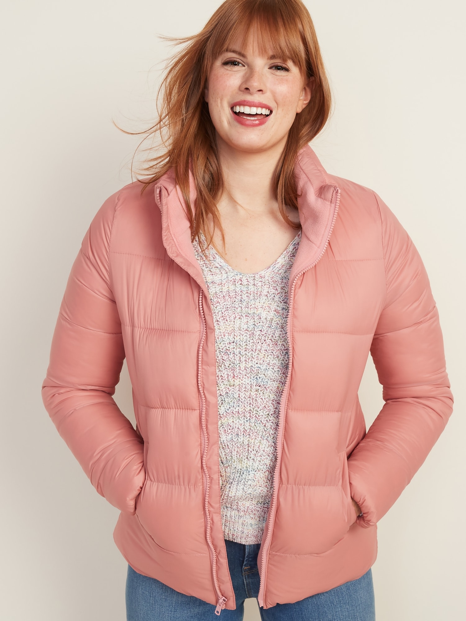 old navy frost free puffer jacket