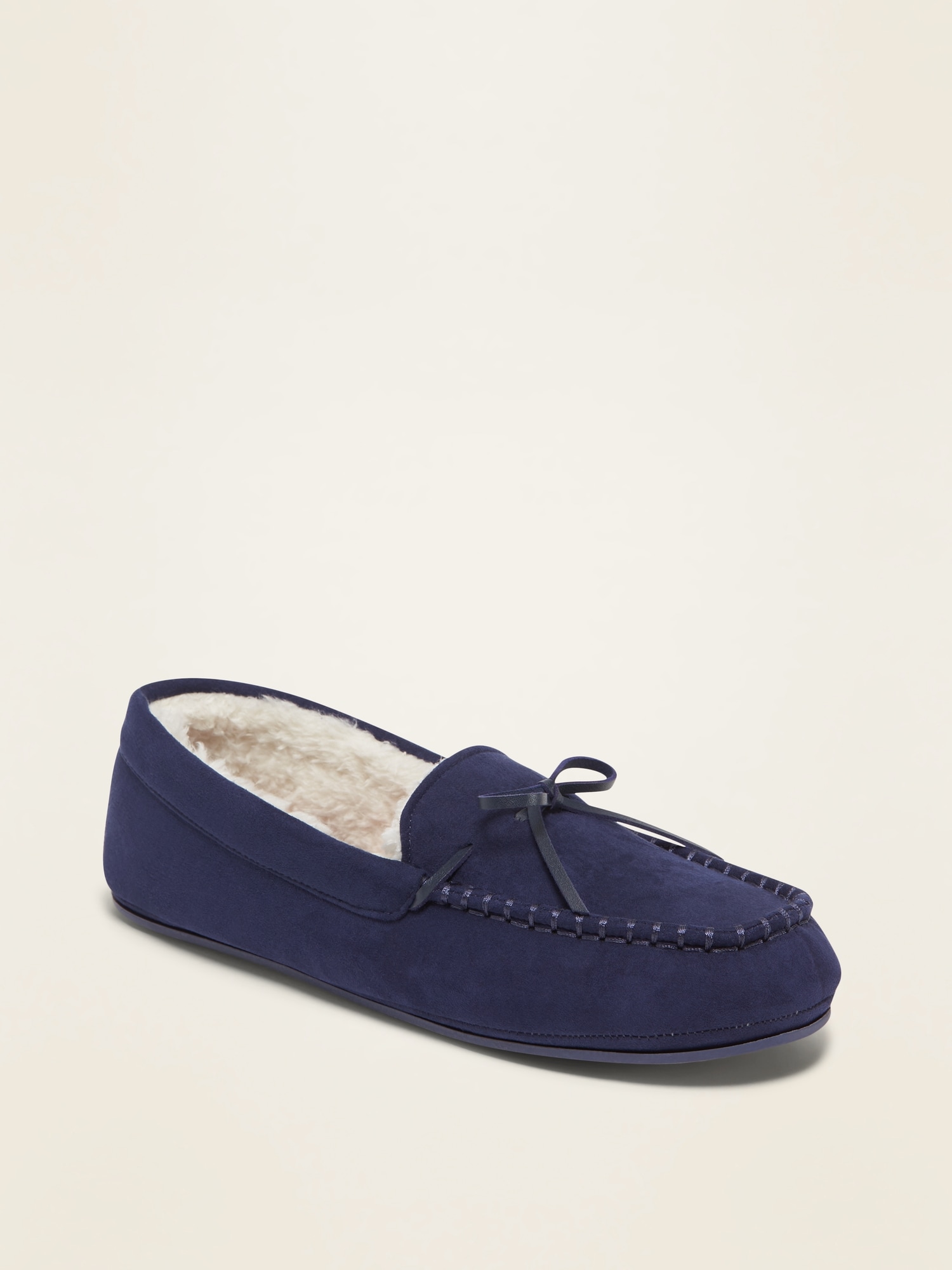 sherpa moccasin slippers