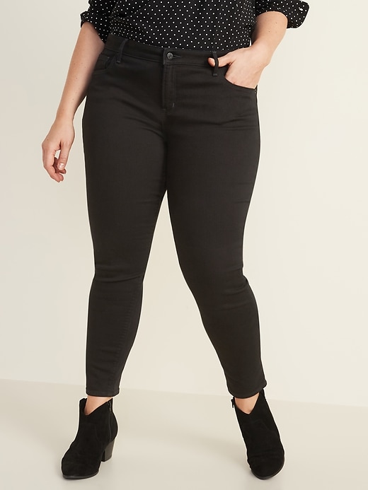 Image number 6 showing, Mid-Rise Built-In Warm Rockstar Jeans for Women