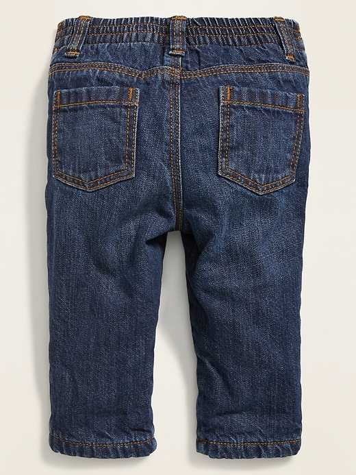 Flannel lined jeans deals old navy