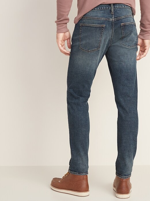 View large product image 2 of 2. Relaxed Slim Built-In Flex Distressed Jeans
