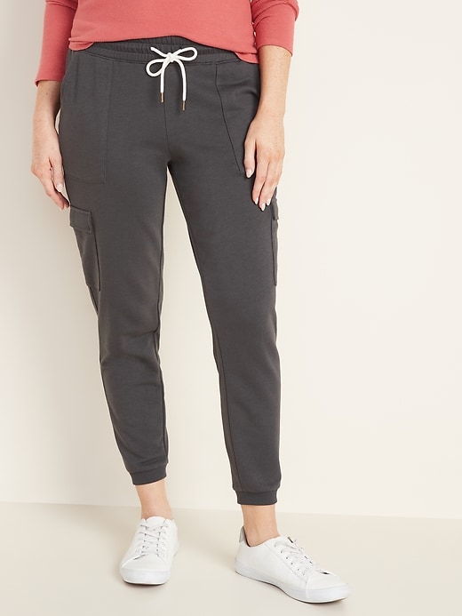 View large product image 1 of 2. French Terry Cargo Street Joggers for Women