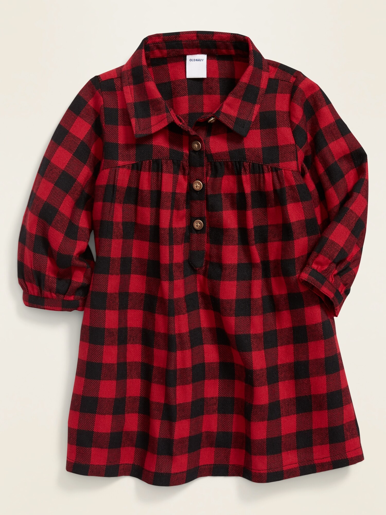 old navy buffalo plaid dress