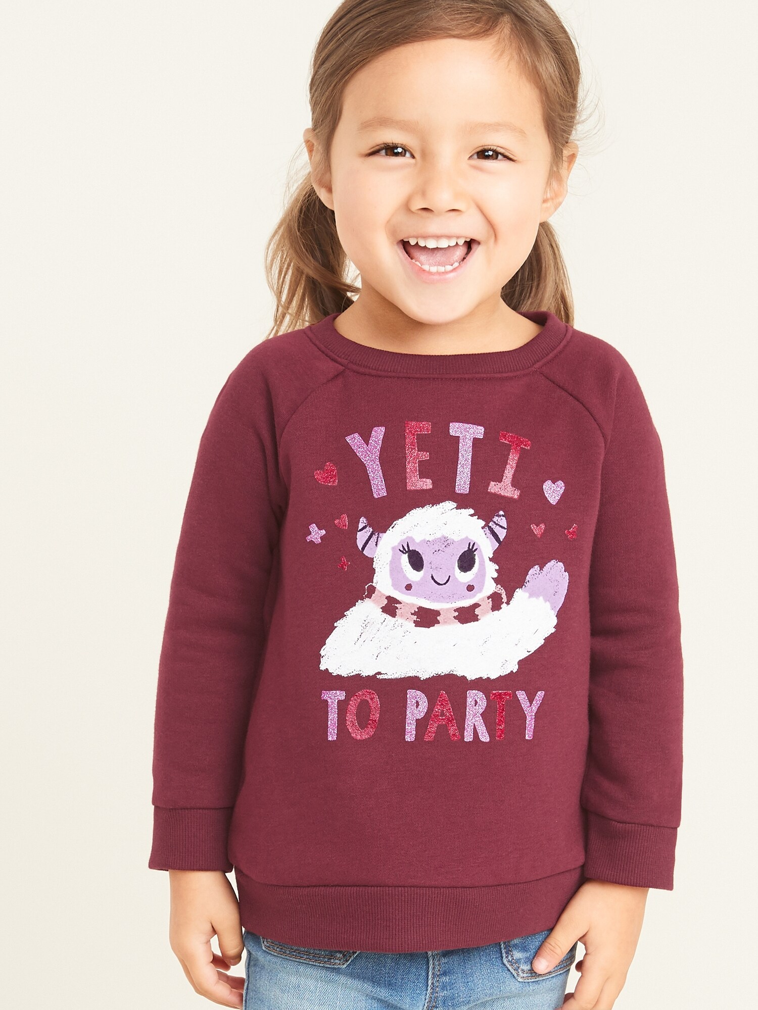 girls tunic sweatshirt