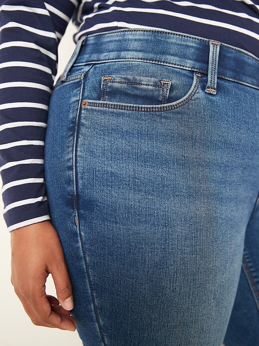 Image number 6 showing, High-Waisted Secret-Slim Pockets + Waistband Built-In Warm Rockstar Plus-Size Jeans