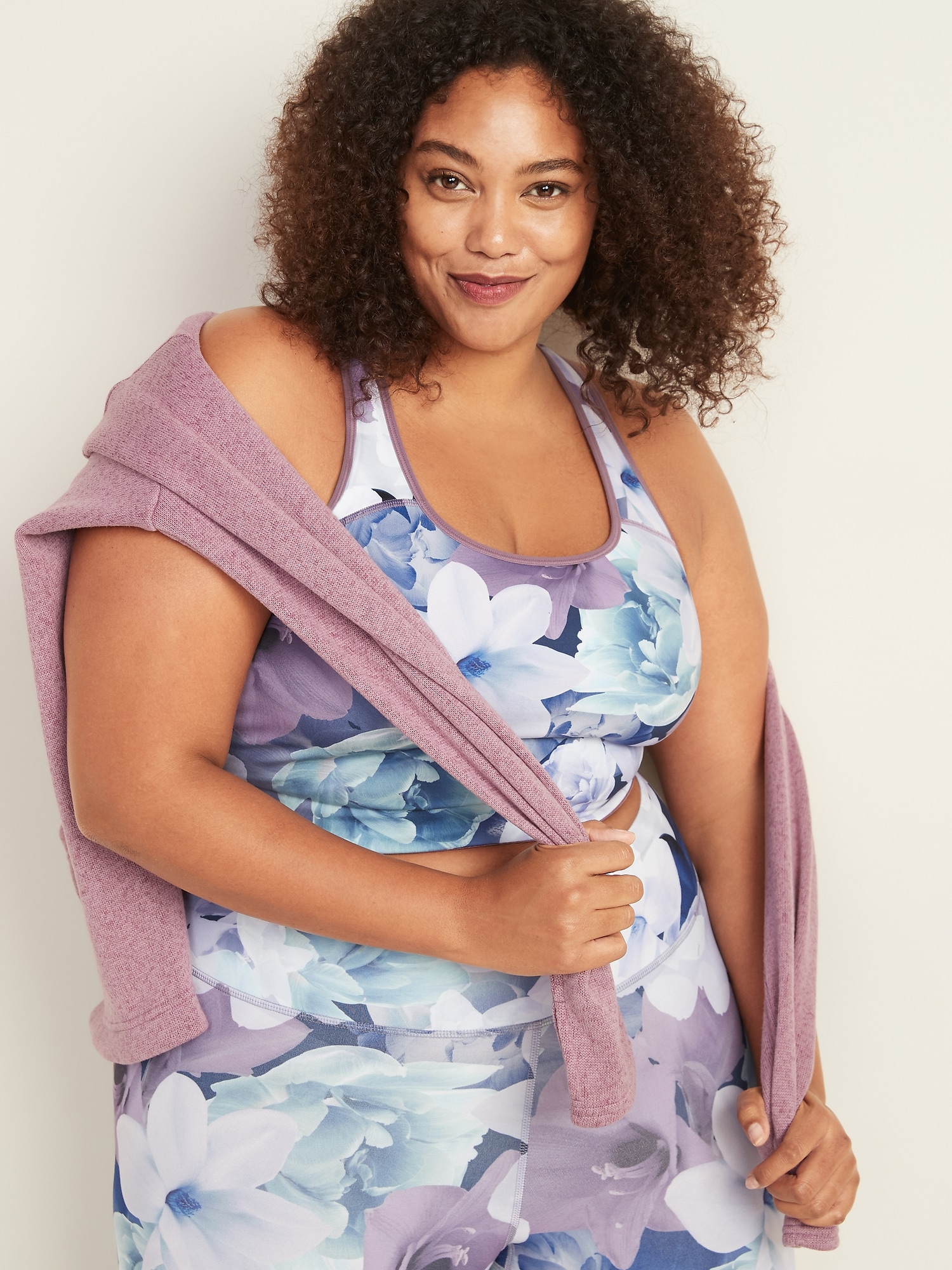 Medium Support Plus-Size Racerback Sports Bra by Old Navy - Proud Mary