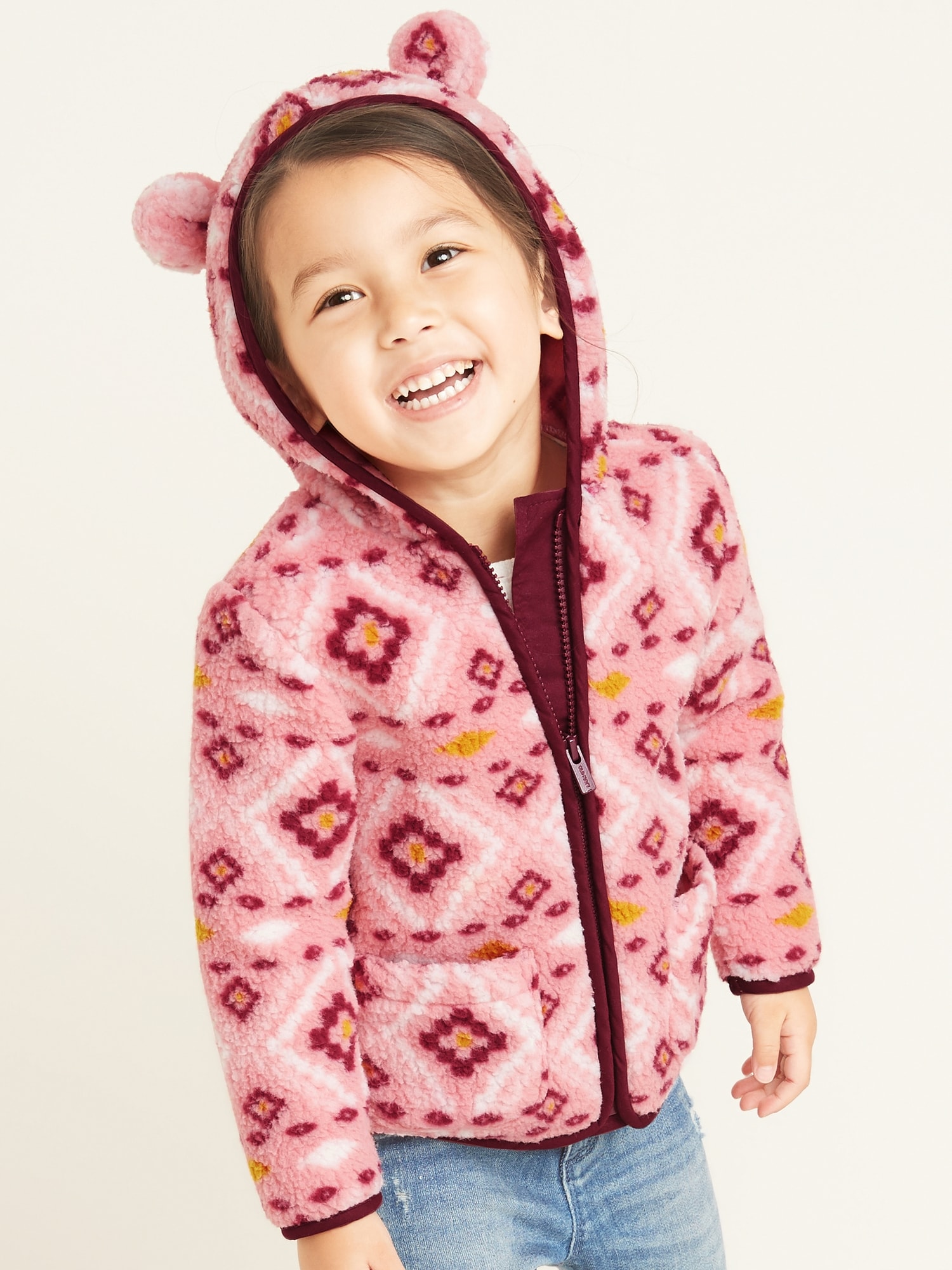 toddler girl zip hoodie