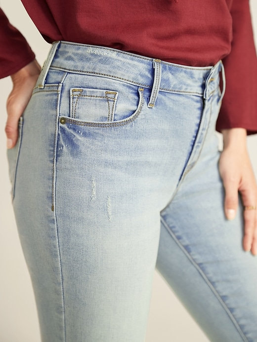Image number 4 showing, Mid-Rise Rockstar Super Skinny Jeans for Women