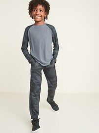 View large product image 3 of 3. Go-Dry French Terry Track Pants For Boys