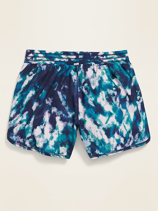 View large product image 2 of 3. Go-Dry Cool Printed Run Shorts For Girls