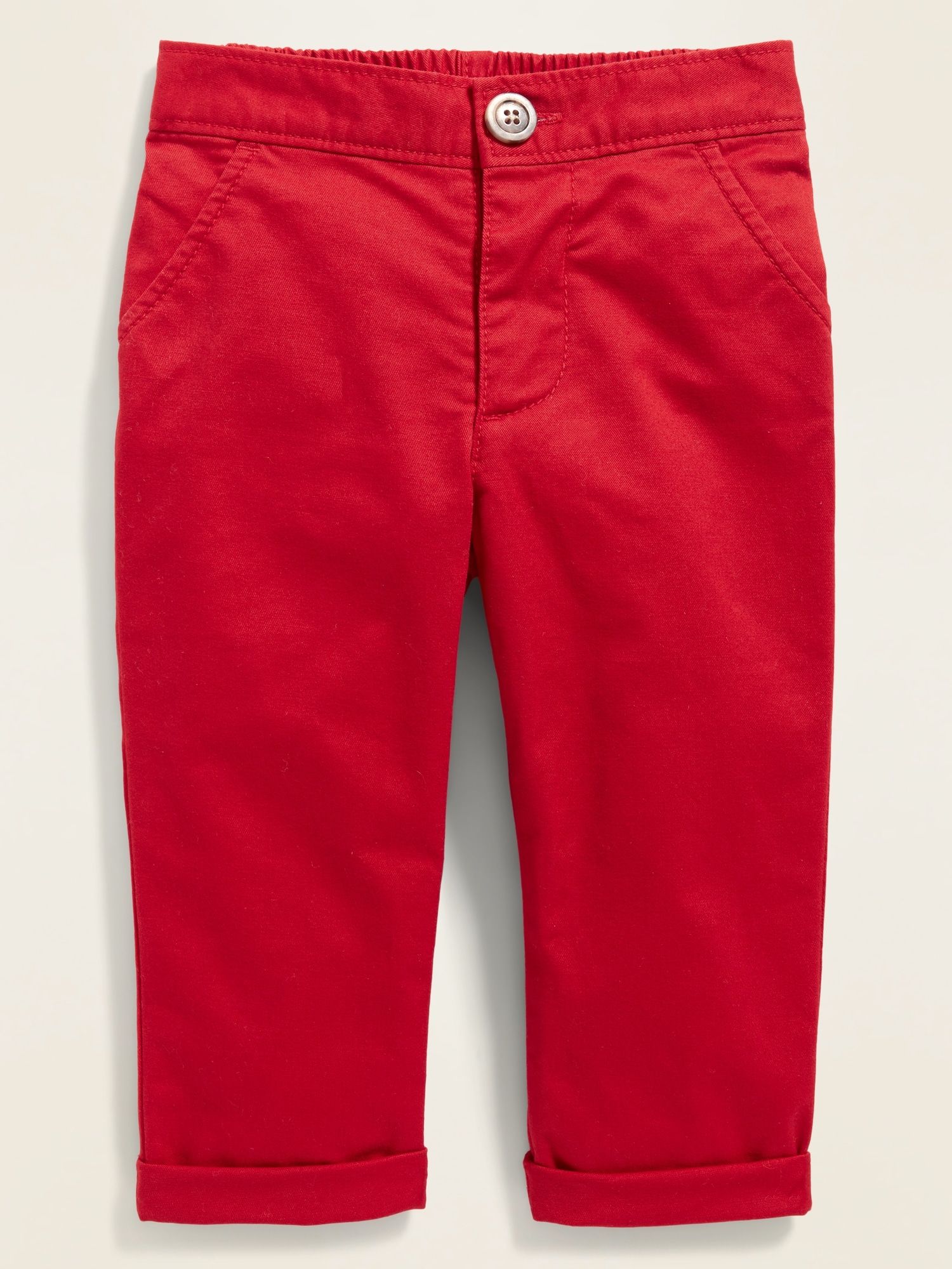 Built-In Flex Twill Pull-On Pants for Baby