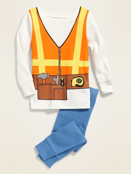 View large product image 1 of 2. Construction Worker Costume Pajama Set for Toddler & Baby