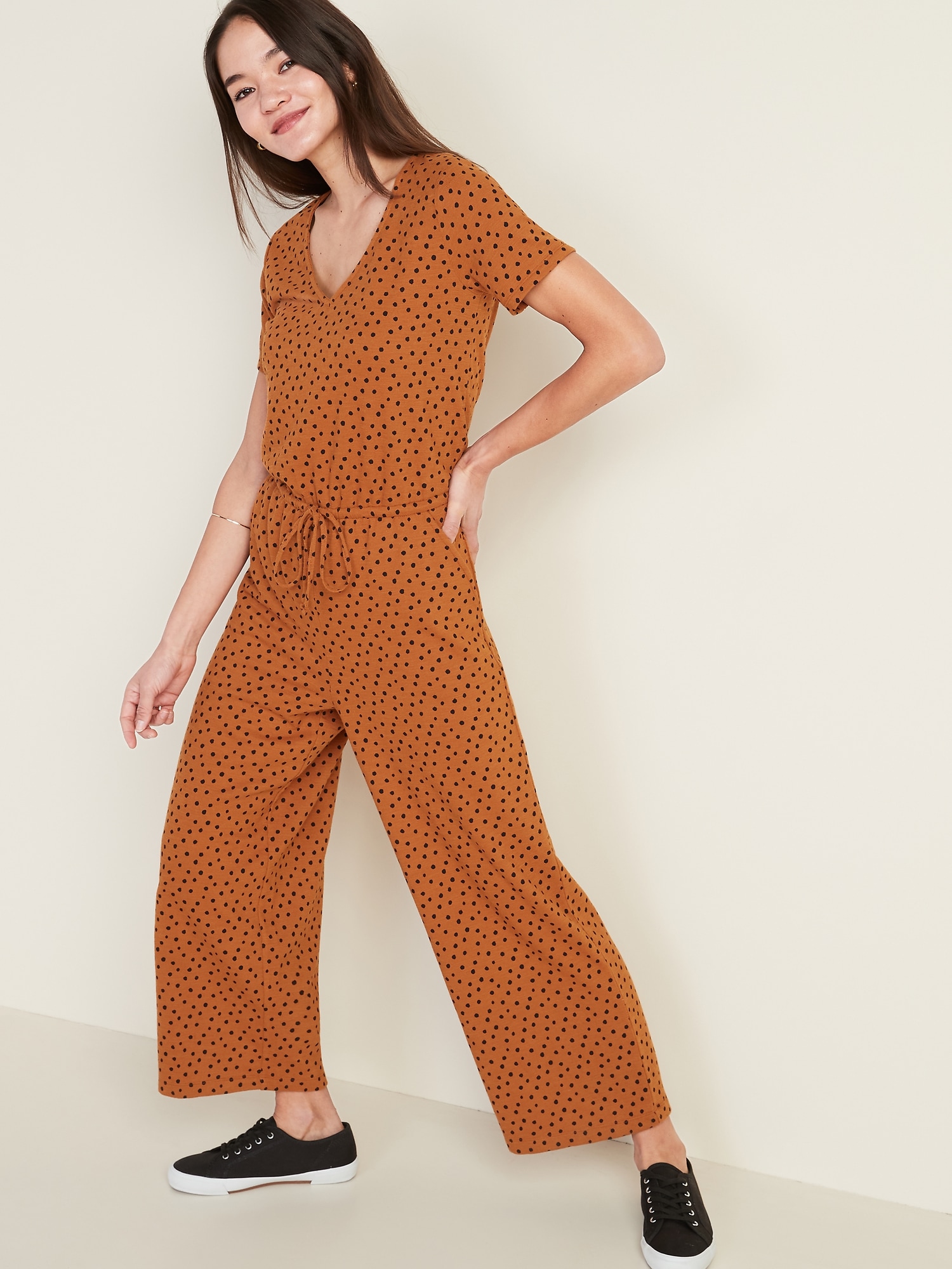 old navy boucle jumpsuit