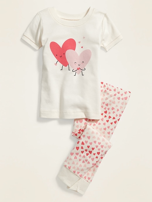 View large product image 1 of 1. Sweetheart Graphic Pajama Set for Toddler Girls & Baby
