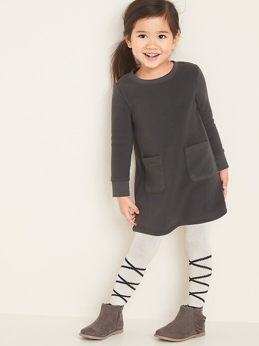 View large product image 1 of 3. Micro Fleece Shift Dress for Toddler Girls