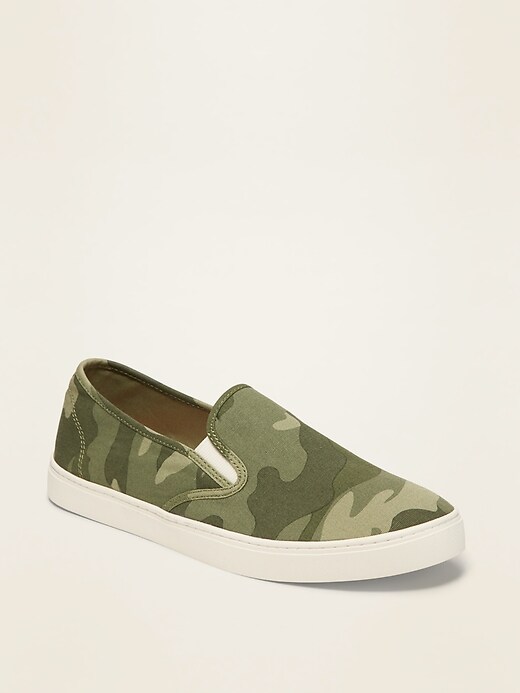 Canvas slip on shoes canada best sale