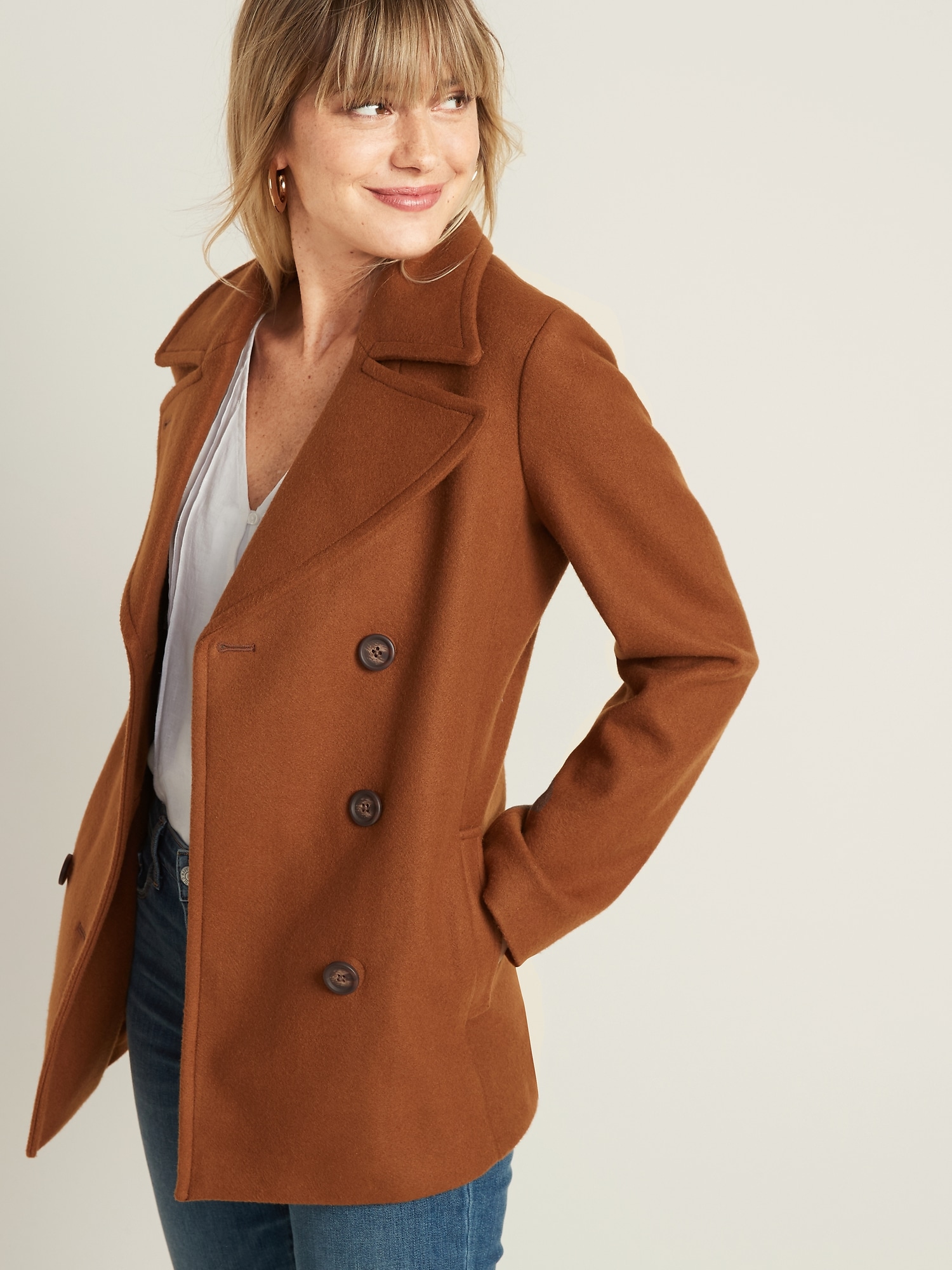 Peacoat old store navy