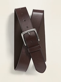 Image number 1 showing, Faux-Leather Belt