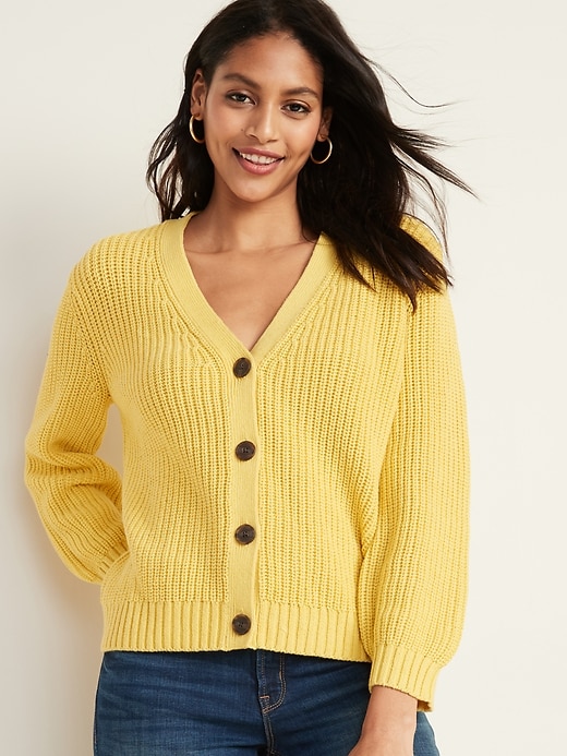 Old navy mustard on sale cardigan