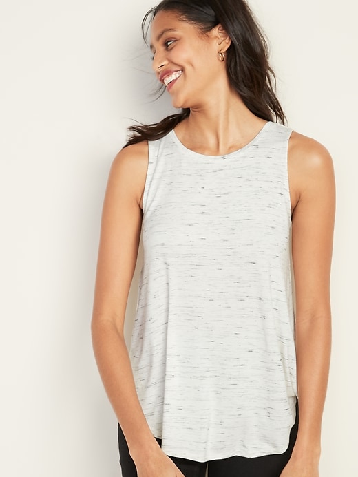 Image number 1 showing, Luxe Jersey Swing Tank Top for Women