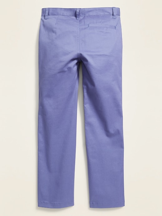 View large product image 2 of 3. Uniform Straight Built-In Flex Khakis for Boys