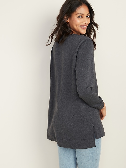 Boyfriend tunic sweatshirt hotsell