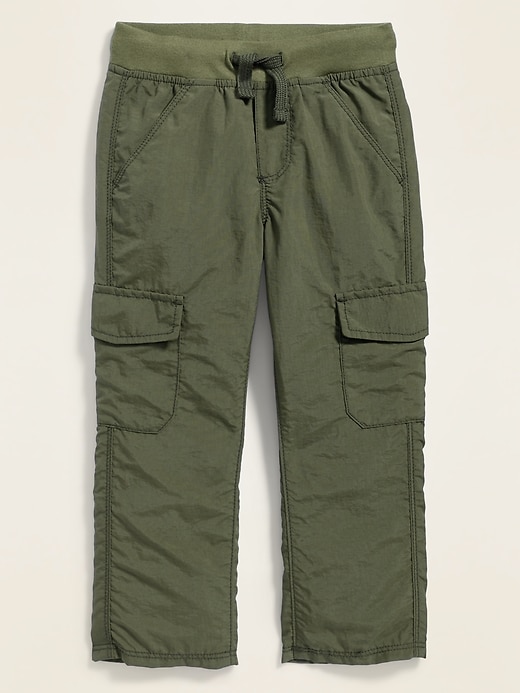 Voir une image plus grande du produit 1 de 1. Pantalon cargo en nylon avec taille en tricot côtelé pour tout-petit garçon