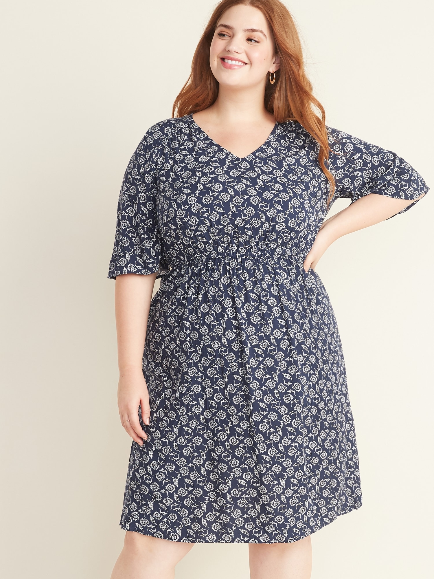 old navy flutter sleeve dress