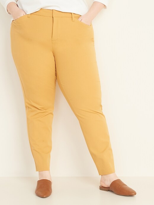 View large product image 1 of 1. High-Waisted Secret-Smooth Pockets Plus-Size Pixie Pants