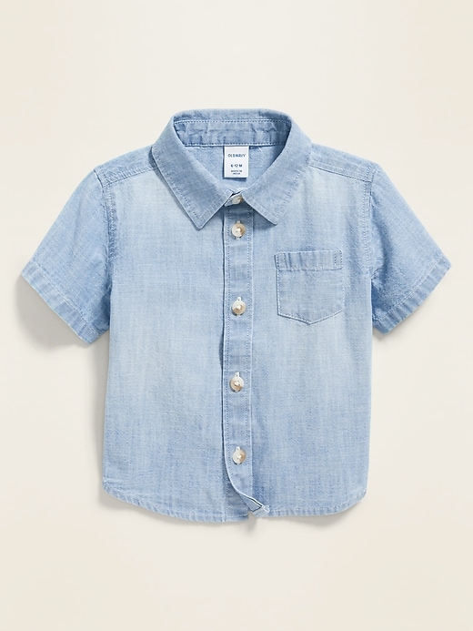 View large product image 1 of 2. Chambray Shirt for Baby