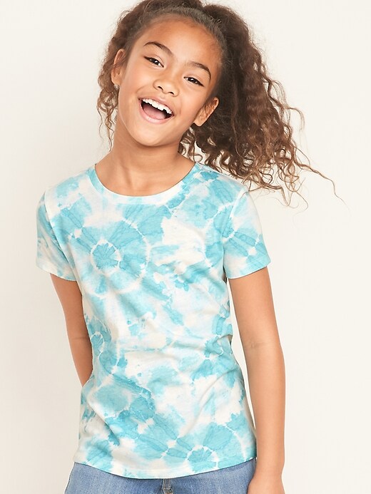 View large product image 1 of 1. Softest Tie-Dye Tee for Girls