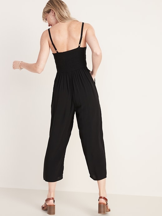 Image number 2 showing, Square-Neck Cami Jumpsuit for Women