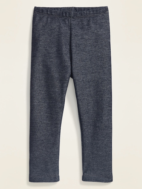 Full-Length Leggings for Toddler Girls - Blue