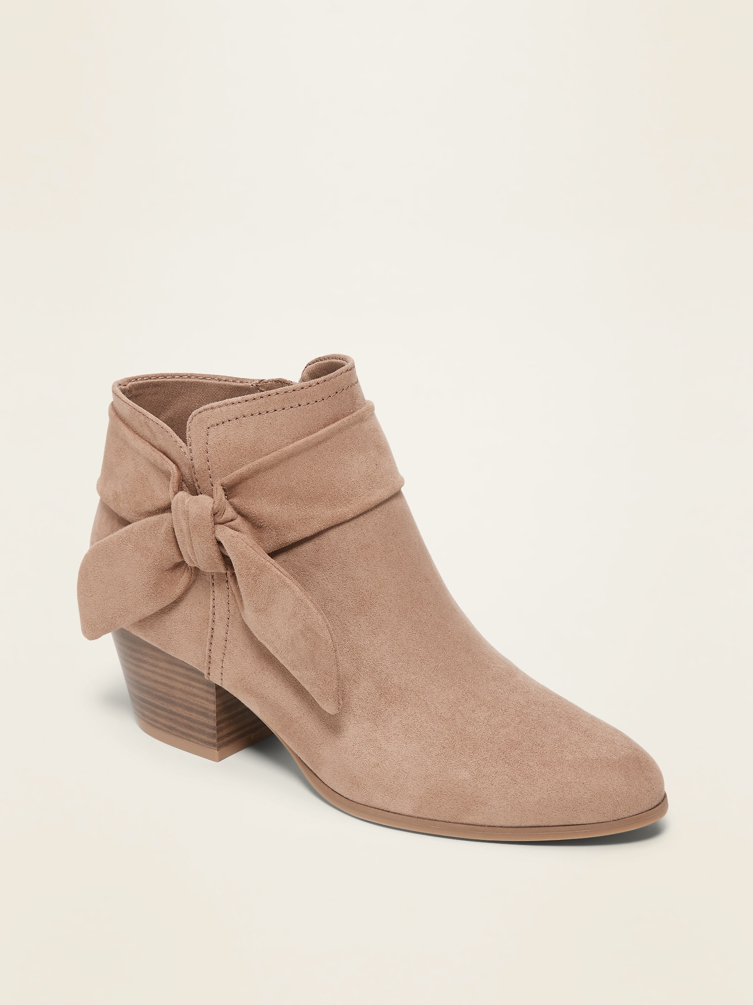 bow ankle boots