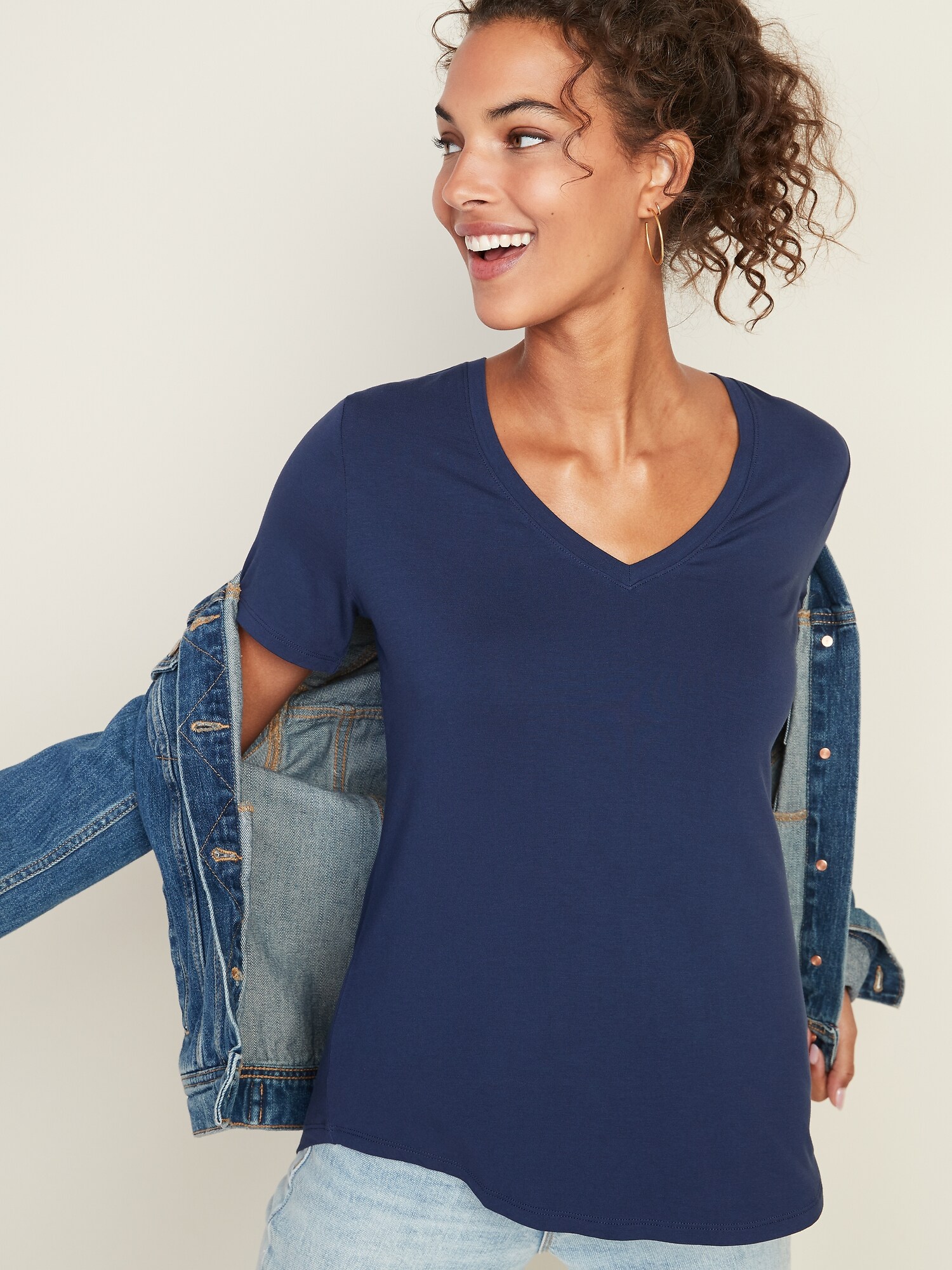 old navy scoop neck tee