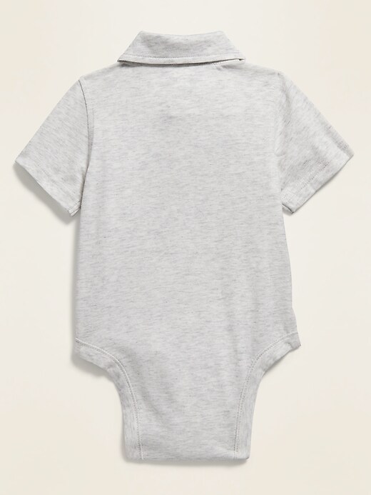 View large product image 2 of 3. Polo Bow-Tie Bodysuit for Baby