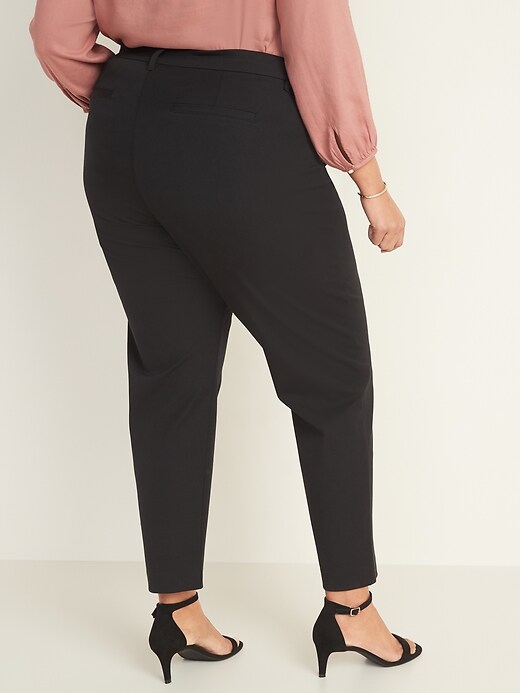 View large product image 2 of 3. High-Waisted Plus-Size Pixie Pants
