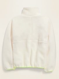View large product image 4 of 4. Sherpa 1/2-Zip Pullover for Girls