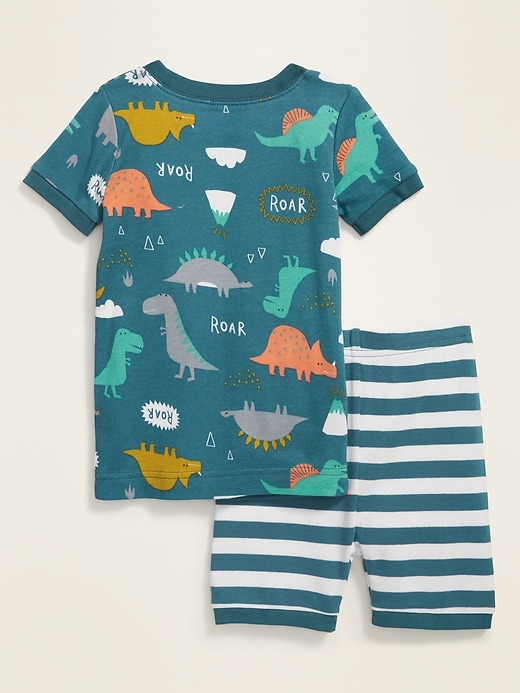 Voir une image plus grande du produit 2 de 2. Pyjama à motifs de dinosaures pour tout-petit et bébé
