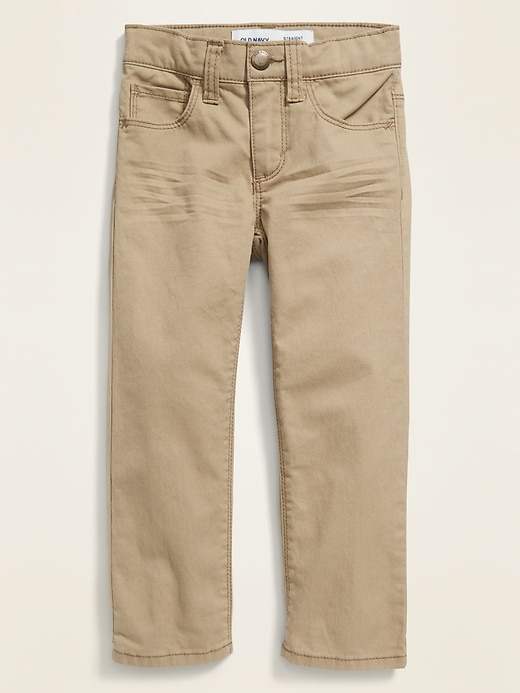 View large product image 1 of 1. Straight Built-In Flex Chinos for Toddler Boys