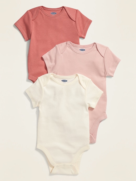 View large product image 1 of 1. Unisex Bodysuit 3-Pack for Baby