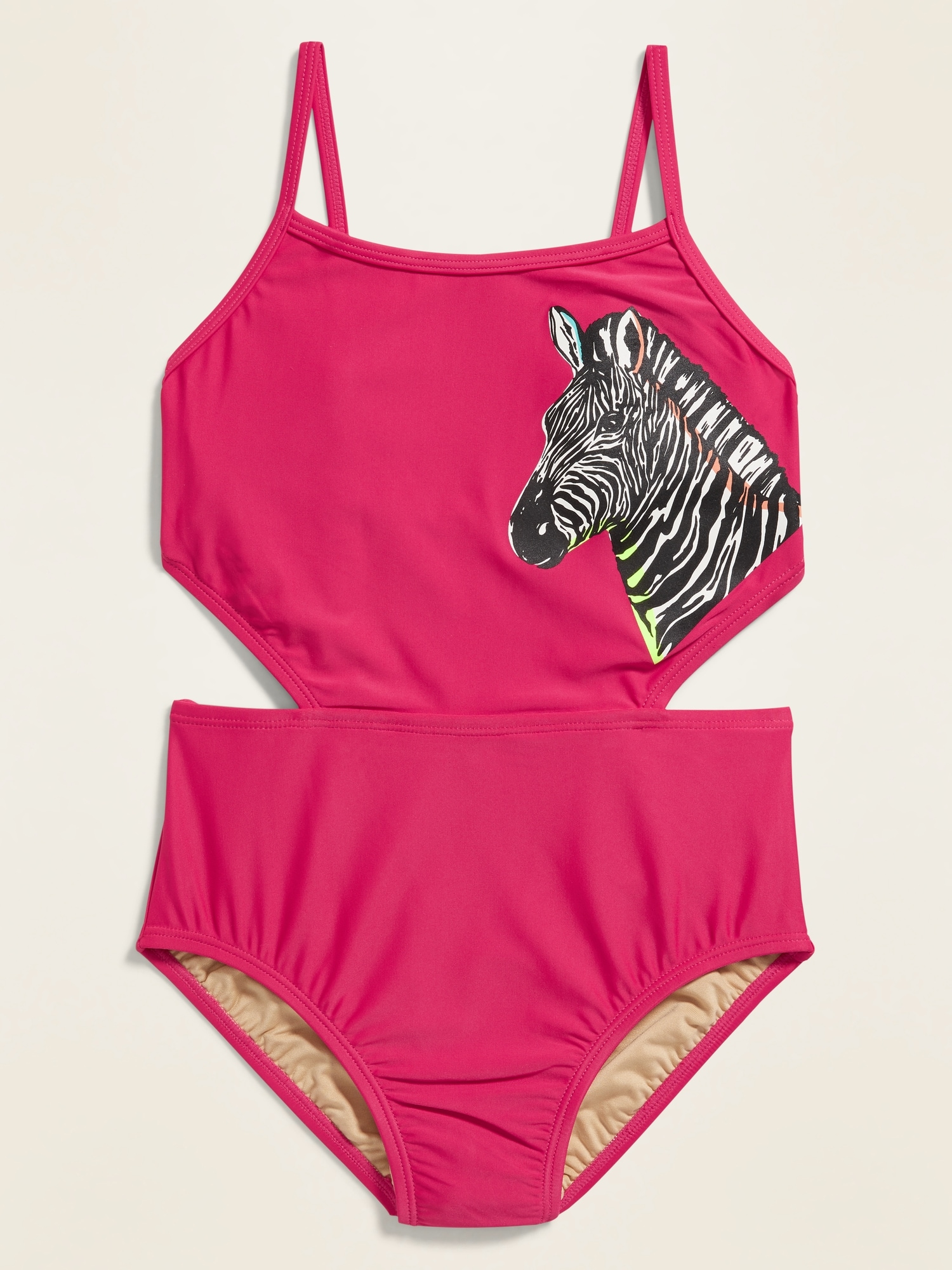 Side Cut-Out Swimsuit For Girls | Old Navy