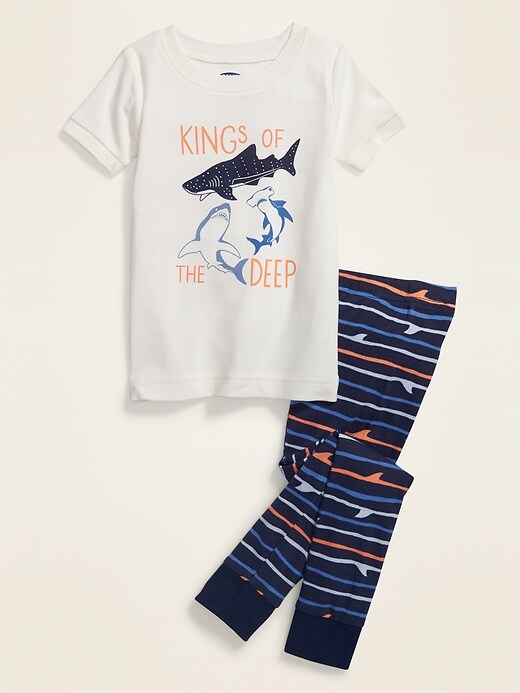 Voir une image plus grande du produit 1 de 2. Pyjama « Kings of the Deep » pour tout-petit et bébé