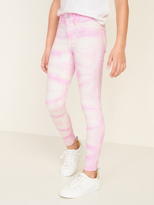 View large product image 1 of 3. Ballerina 360&#176 Stretch Tie-Dye Jeggings for Girls