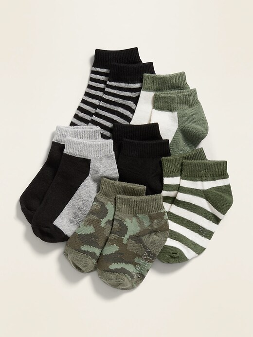 View large product image 1 of 1. Ankle Socks 6-Pack for Toddler & Baby