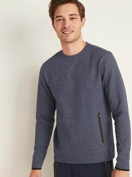 View large product image 1 of 2. Dynamic Fleece Zip-Pocket Sweatshirt