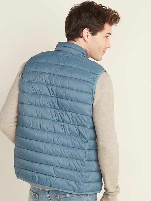 Image number 2 showing, Water-Resistant Packable Narrow-Channel Puffer Vest