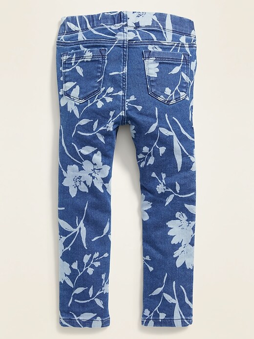 View large product image 2 of 2. Floral-Print Extra-Stretch Jeggings for Toddler Girls