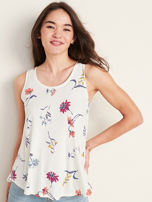 Luxe Printed Swing Tank for Women | Old Navy